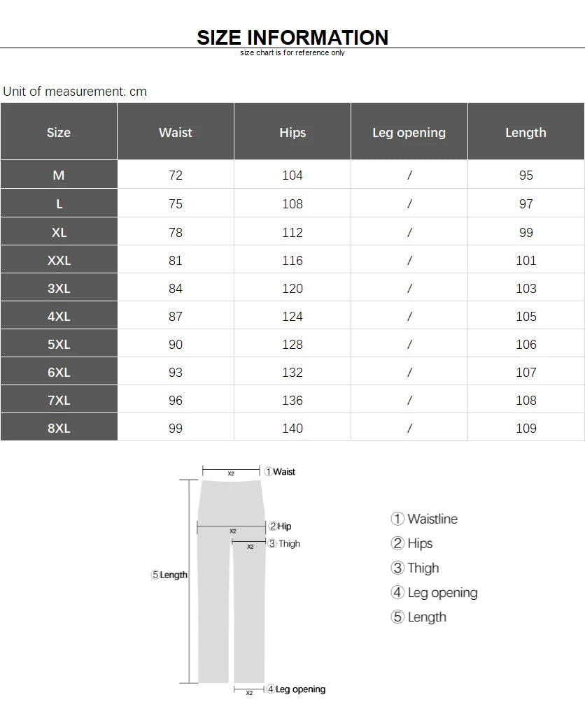 Big Size 8XL 7XL 6XL Men's Clothing Tapered Sweatpants Jogger Sports Baggy Pants Sting Banding Loose Harem Trousers