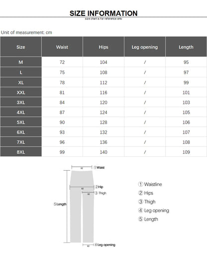 Big Size 8XL 7XL 6XL Men's Clothing Tapered Sweatpants Jogger Sports Baggy Pants Sting Banding Loose Harem Trousers