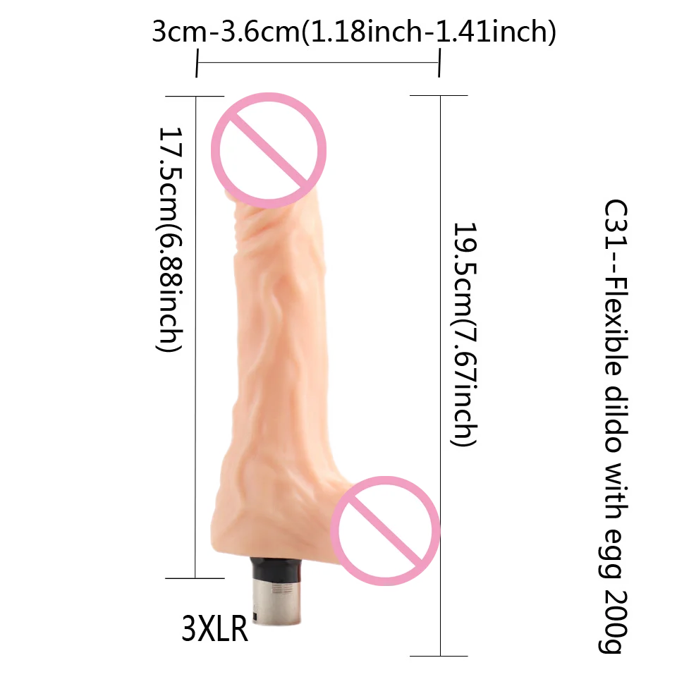 Dildo-Entry-Level Sex Machine A2/F2/F3 Accessories 3XLR Accessories Dildos Suction Cup Sex Products For Women And Men