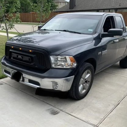 Raptor Style Front Mesh Grill Racing Grille Bumper Mask Replacement Grid For Dodge Ram 1500 2013-2018 Air intake grille