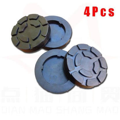 4Pcs/lot Black Rubber Jacking Pad for Car Lift Anti-slip Surface Tool Rail Protector Heavy Duty for Car Lift