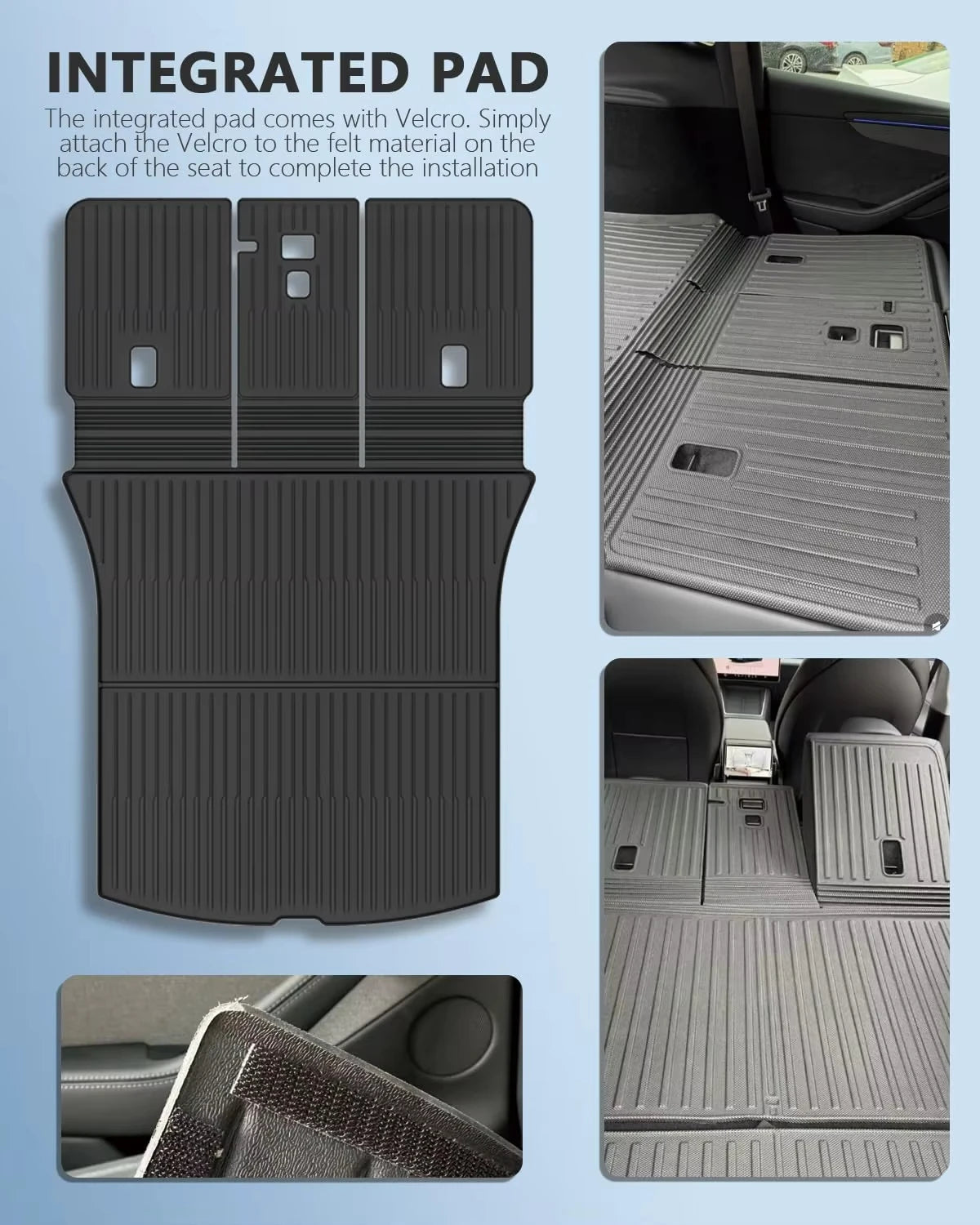 For New Tesla Model Y Juniper 2026 Modely 2025 TPE Floor Mats Model 3 Highland 2026-2025 Waterproof Luggage Mat Trunk Mats