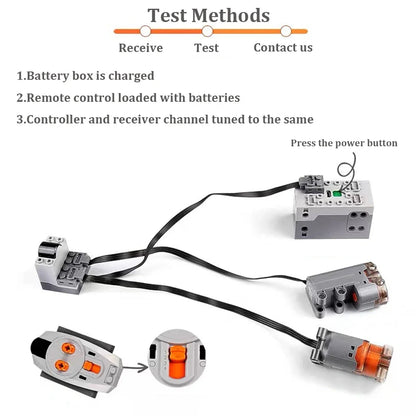 Mould King M/L/XL/Servo Motor Buggy Motor 8882 8883 88003 88004 5292 Support APP Remote Control MOC Power Functions Modificate