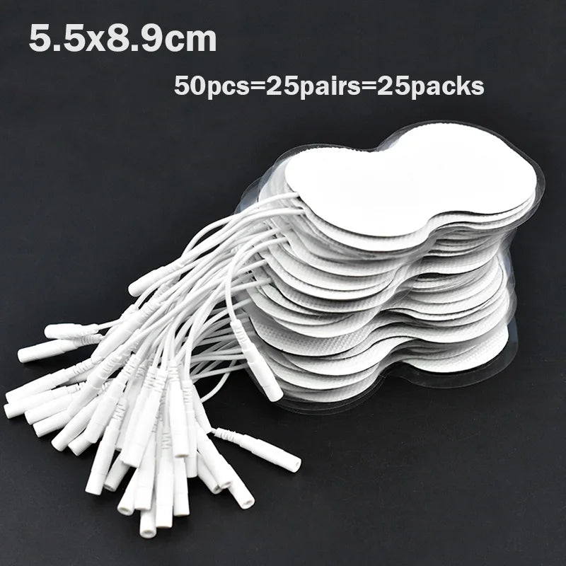 20/30/50/100P EMS TENS Electrode Pads Gel Patch For Electrodes Acupuncture Massager Nerve Muscle Stimulator Electrode Stickers
