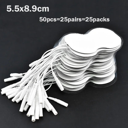 20/30/50/100P EMS TENS Electrode Pads Gel Patch For Electrodes Acupuncture Massager Nerve Muscle Stimulator Electrode Stickers