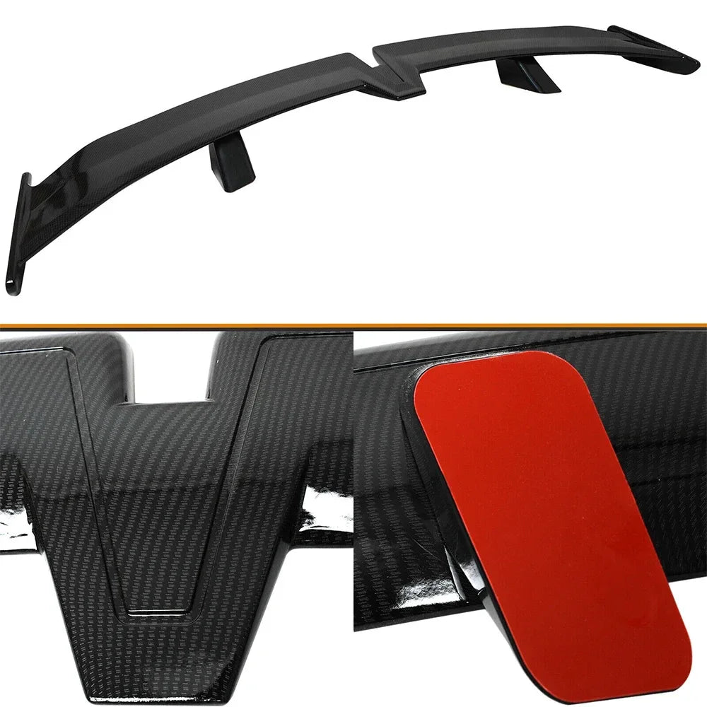 Universal Rear Spoiler MG6 PRO Style ABS Racing Spoiler Wing Rear Trunk Spoiler Wing Lid Tail Hatchback Sedan Coupe Convertible