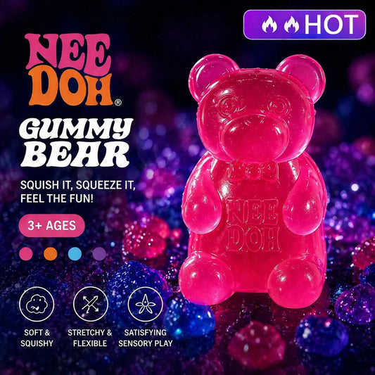 Schylling Nee doh Maltose Cute Bear Maltose Squeeze Toy Dough Colorful Sensory Toy Creative  Item Desk Decoration Stress Relief