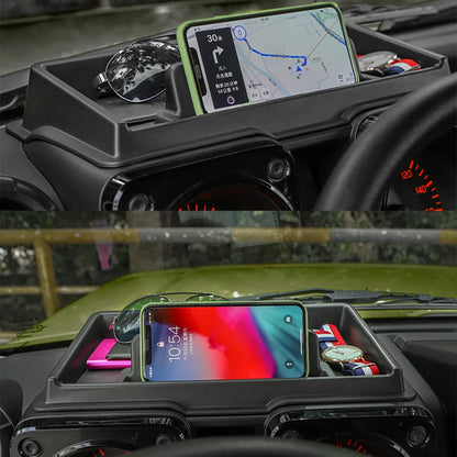 Car Co-pilot Handle Storage Box Center Console Dashboard Organizer Tray for Suzuki Jimny JB64 JB74 2019 Up Interior Accessories