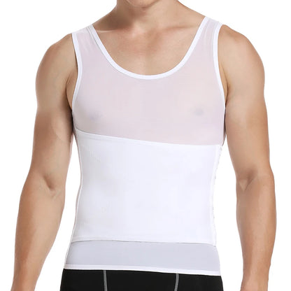 Men Body Shaper Waist Trainer Tummy Control T-Shirt Compression Shirts Weight Loss Slimming Underwear Abdomen Slim Tank Tops