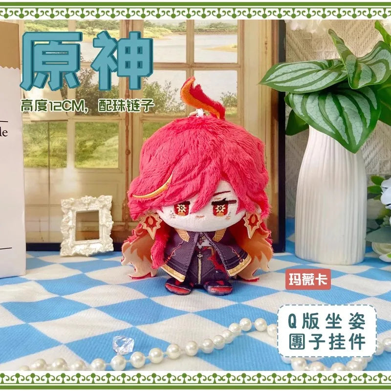 Kaeya Kaveh Wanderer Nahida Cyno Shenhe Zibai Alice Nicole Linnea Lohen Plush Doll Anime Games Genshin Impact Stuffed Toy Gift