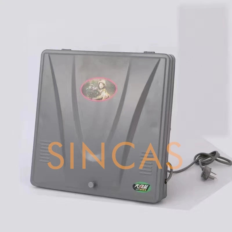 Flip Cover Adjustable Speed Range Hood Ultra-Quiet Window-Mounted Kitchen Exhaust Fan Extractor 10-inch High-Speed Ventilation
