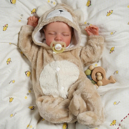 18-Inch Reborn Baby Dolls Lifelike Realistic Baby Dolls Newborn Baby Boy Realistic Baby Doll Reborn Boy for Kids Age 3 +