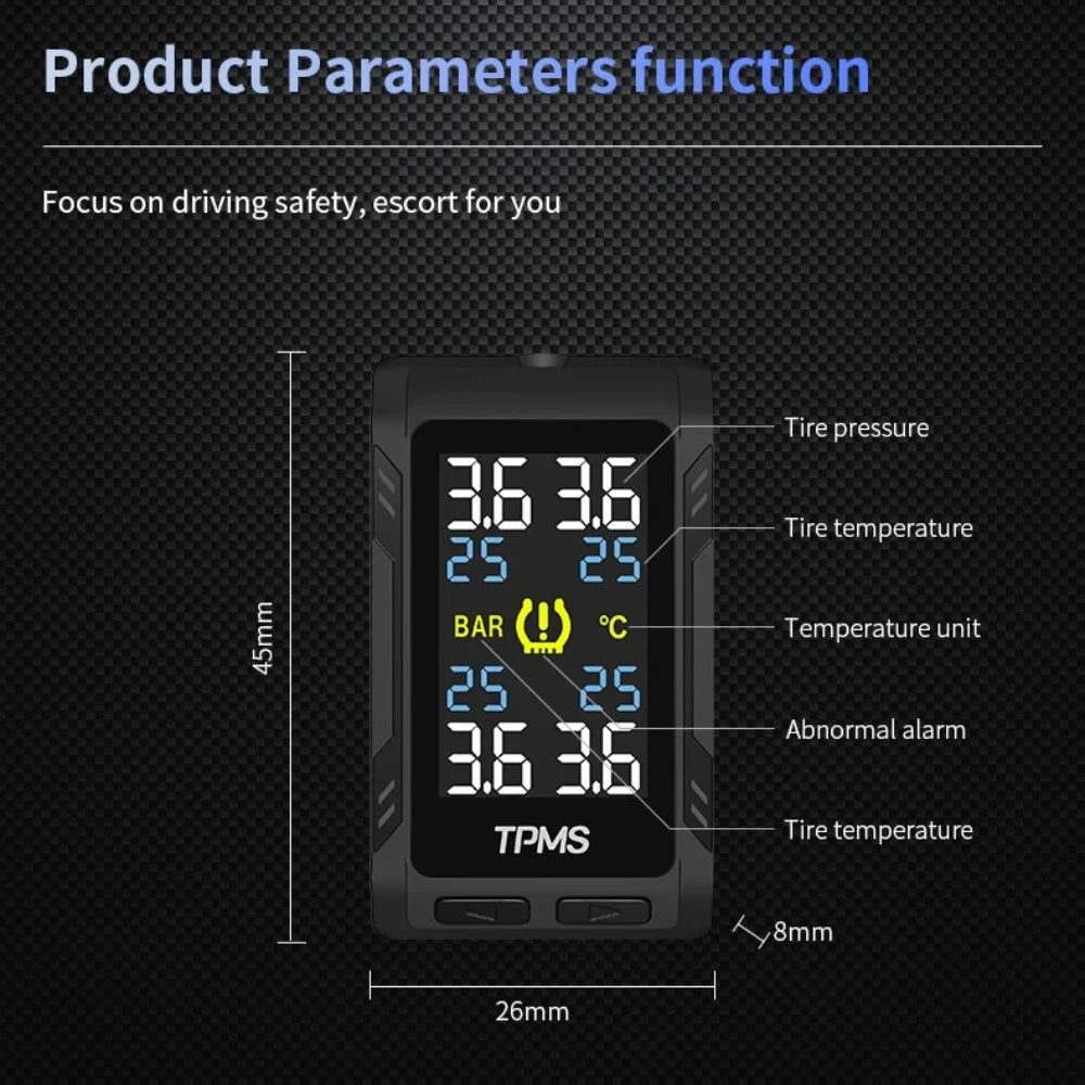 Tire Pressure Monitor Systems Intelligent Tire Temperature Detection Tire Pressure Monitoring for Nissan LIVINA TIIDA SYLPHY