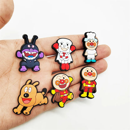 16-100Pcs Cartoon Series Shoe Charms For Slides Clog Sandals Shoe Decoration Accessories Buckle For Kids Christmas Birthday Gift
