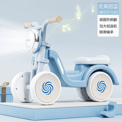 New children's balance bike, walker, or ride-on toy – 4-wheeled ride-on for ages 1–3 – a perfect gift for little ones