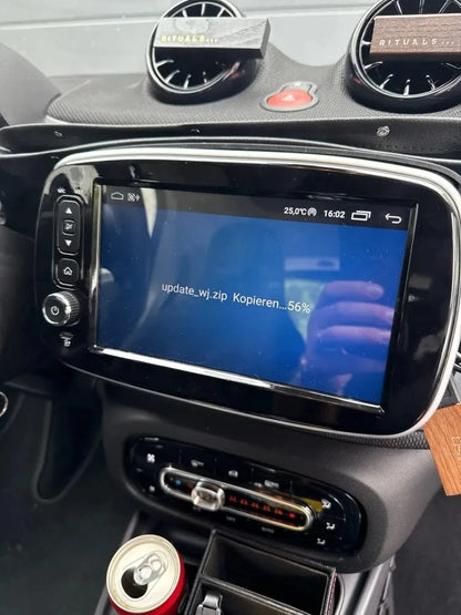 8inch Multimedia Navigation GPS Screen Android Auto Carplay Radio for Benz Smart 453 Fortwo 2014-2020 Car Autoradio