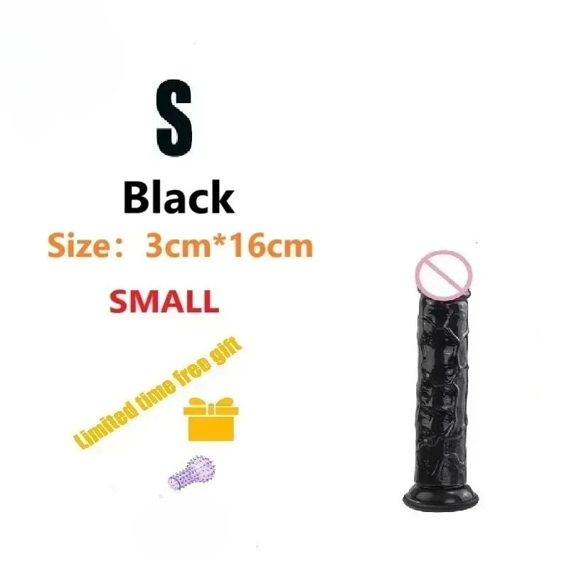 Dildos Sex Toys Dick Cheap Soft Female Vagina Clitoris Anal Masturbators Penis with Suction Cup 5 Colors Consolador Dildo Gode