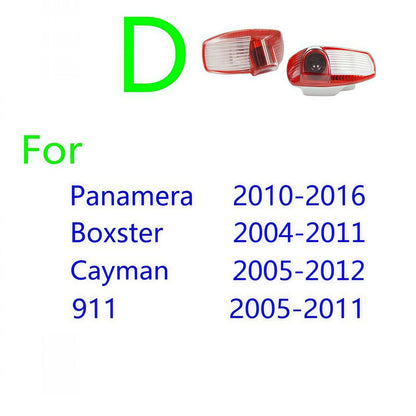 HD For Porsche LED Car Door Light Projector Lights Panamera 970 971 Cayenne 958 957 Tayan 987 911 Macan S 95B 718 Boxster Cayman