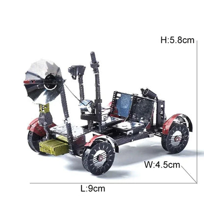 Space Exploration 3D Metal Puzzle Shuttle Hubble Space Telescope Mars Rover Model Toy for Kids Creative Jigsaw Puzzle Gift Toys