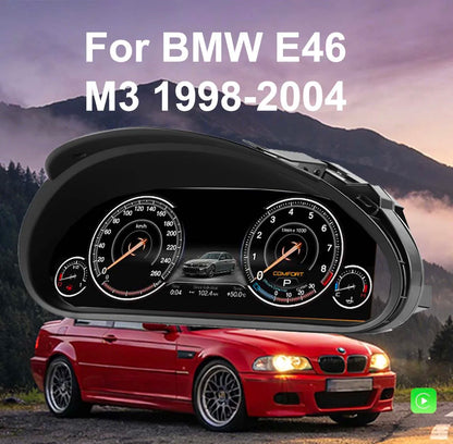 NEW 10 UI Cluster Dashboard For BMW 3 Series M3 E46 1998-2004 speedometer LCD instrument panel digital instrument