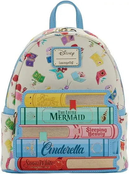 Loungefly Princess Series Manga Style Animated Collage Collection Mini Backpack