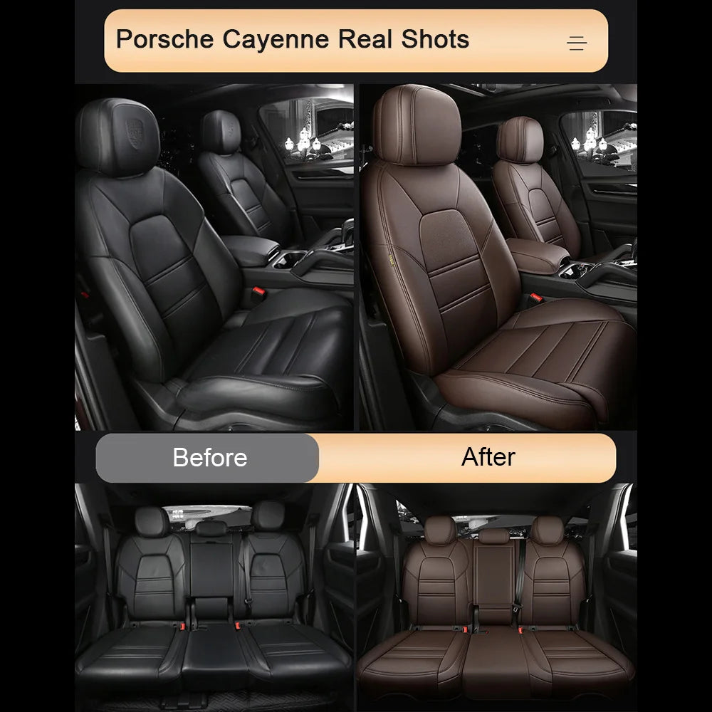 For Volkswagen VW Golf 6 GTI 2009 2010 2011 2012 Nappa Leather Custom Car Seat Covers for 2 Front Seats Protector Accessories