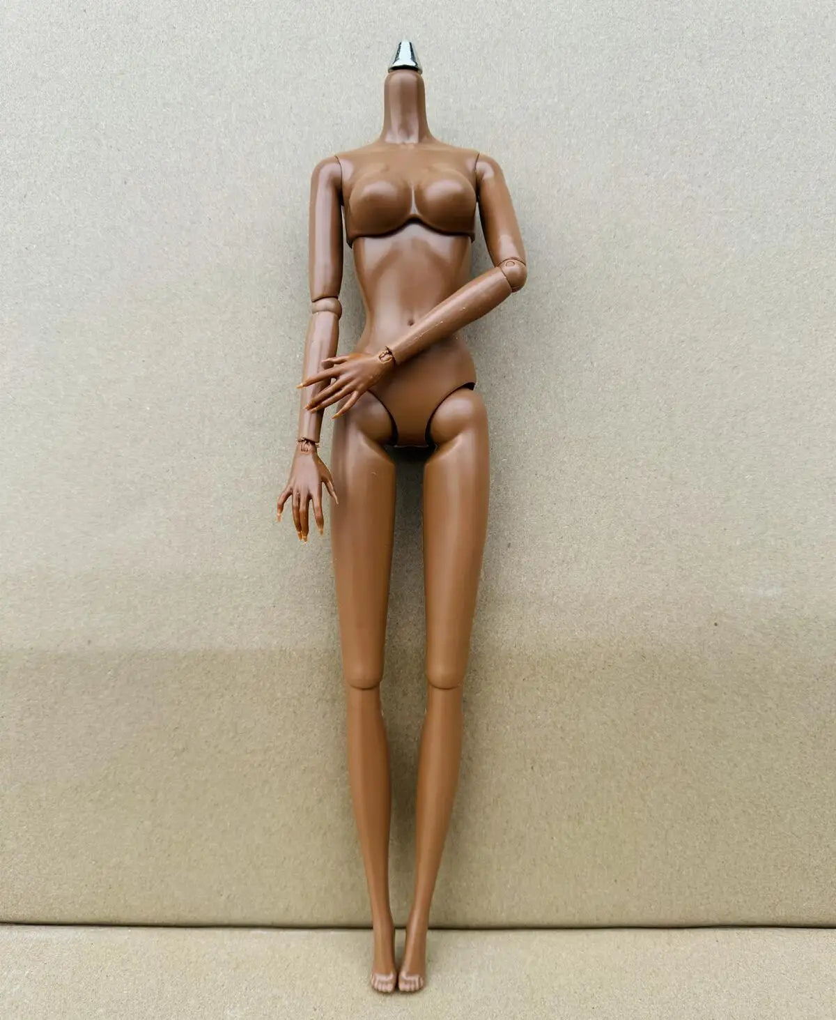 Original LULY Doll Body 8 Skin Tones High Quality Big Boobs 29CM 1/6 Replacement Body For Barbi/FR/IT Doll Heads