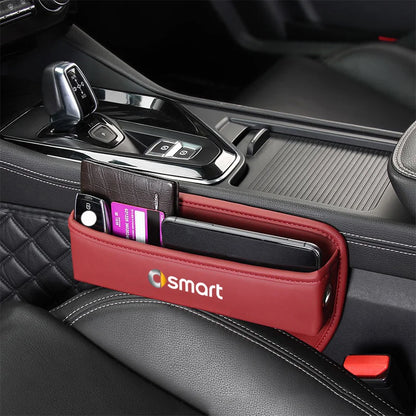 Car Special Seat Crevice Storage Box Seat Slit Catcher Organizer For SMART Eq Fortwo Forfour 453 451 452 450 454 accesorios