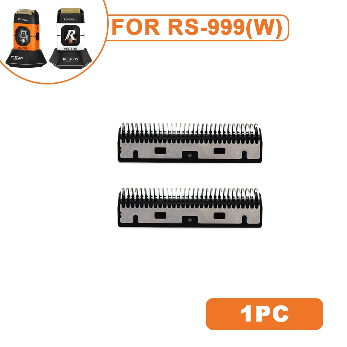 Electric Shaver Repair Accessories Wholesales Original Quality Replacement Double Foiled Blade Net for ROSYOUS RS-999