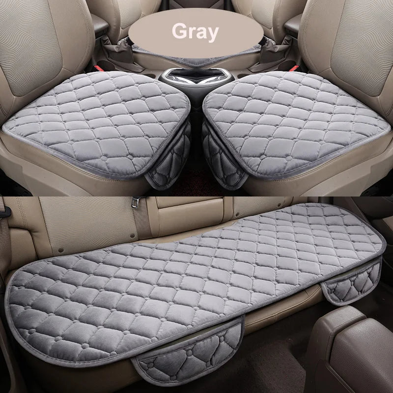 Car Front Rear Seat Cover Car Seat Covers Set Choose Car Seat Cushion Plush Seat Pad Protector Car Accessories Cars Interior