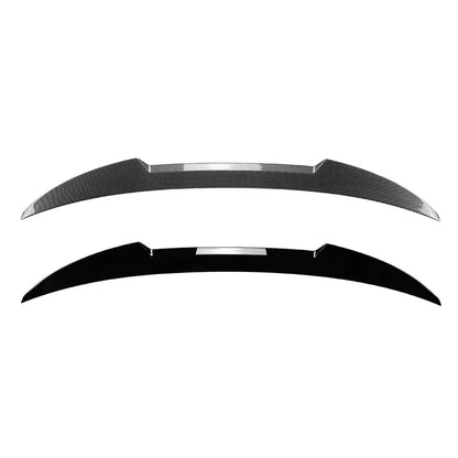 For BMW New 5 Series G60 i5 2024+ 520i 525i 528i 530i 535i MP M4 Style Carbon Glossy Black Rear Trunk Lid Car Roof Spoiler Wing