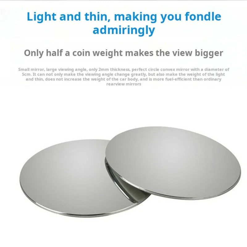 Car rearview mirror small round mirror reverse artifact blind area HD auxiliary mirror 360 degree multi-functional blind spot mi