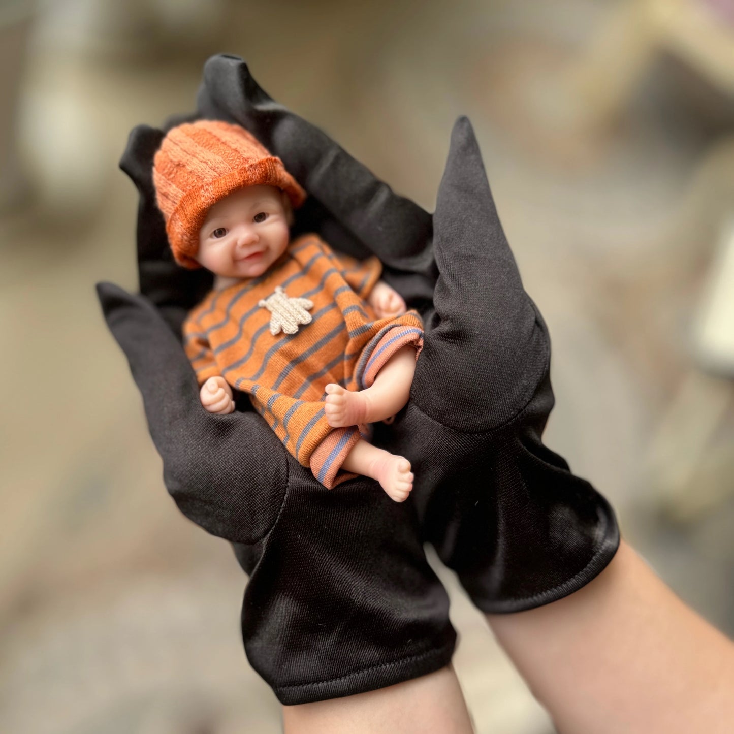 6Inch Mini Palm Reborn Doll Boys&Girls 3D Painted Whole Body Silicone Realistic Newborn Baby Doll Toys For Kids Gift Bebê Reborn
