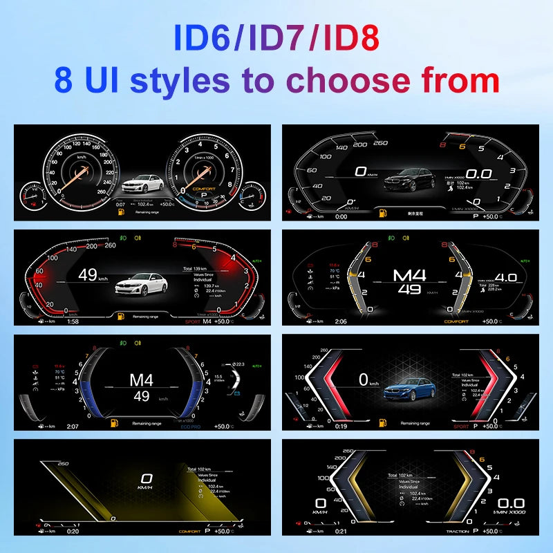 STWEI 2026 New Product Facroy Price Digital LCD Car Dashboard For BMW X3 E83 2004 to 2008 Instrument Cluster Panel Cockpit