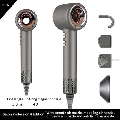 Super Hair Dryer 220V Leafless Hair dryer Personal Hair Care Styling Negative Ion Tool Constant Anion Electric Hair Dryers