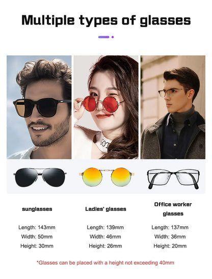 For Xpeng G6 P7 P7i X9 G3 G3i G9 P5 X2 N5 F30 H93 Car Visor Glasses Case Portable Accessories Sunglasses Holder Eyeglasses Box