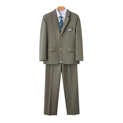2026 New Style Men's Suit - Korean Fashion Suit - Soft and Breathable Trendy Solid Color Suit Set - S-5XL