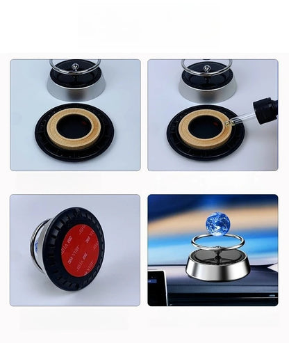Cross-border solar creative planet console car ornaments car perfume long-lasting fragrance car aroma diffuser