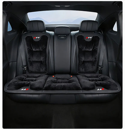 Car Seat CushionFor Audi TT Warm Flannel Thick Plush Universal Rear Seat Backrest Protector Cover
