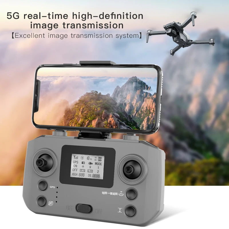 L600 PRO / L600 PRO MAX Drone 4K Professional HD Dual Cameras 3-axis Gimbal 5G WIFI Brushless Obstacle Avoidance Security Drone