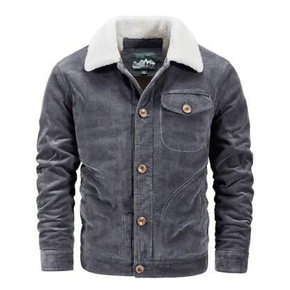 Men Corduroy Winter Coats Slim Down Jackets Warm Parkas Casual Jaquetas New Fashion Male Thicker Outwear Winer Jackets Size 6XL