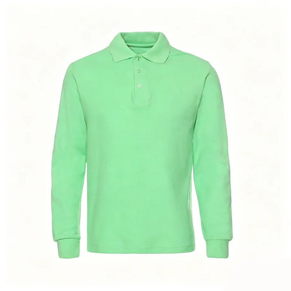 Top Compass Patch Long Sleeved Polo Shirt Spring Autumn All Cotton Casual Men's Luxury Golf Long Sleeved T-shirt Top Asian S-3XL