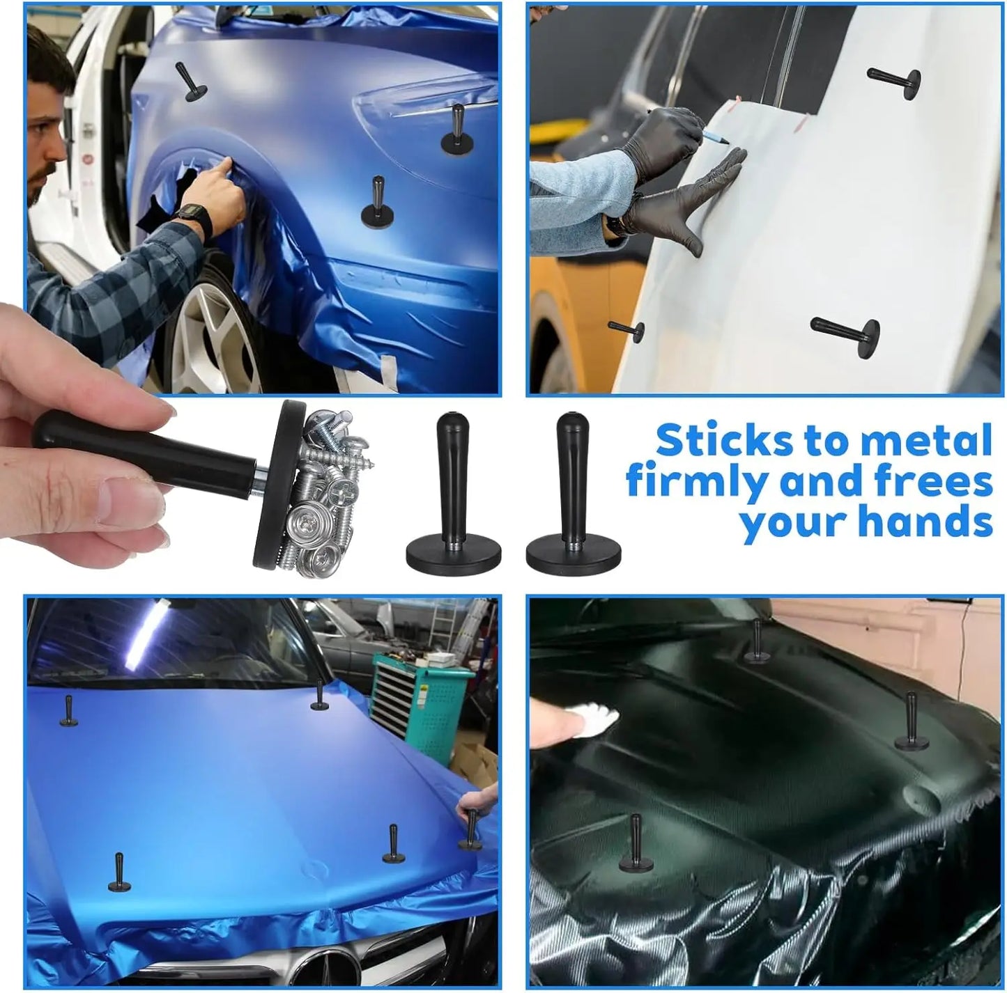 Vinyl Wrap Magnets Heavy Duty Magnetic Gripper Tools for Car Wrapping Window Tint Sign Vinyl Film Stickers Install Tool 2-10pcs