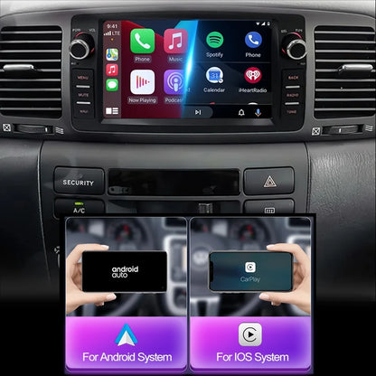 Car Radio Android For Toyota Corolla E120 2003-2006 BYD F3 Carplay Multimedia 7'' Player 2Din Autoaudio Head Unit Navigation GPS