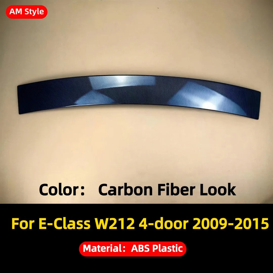 For Mercedes-Benz E Class W212 4 door 2009-2015 Rear Roof Spoiler Wing Spoiler Tail Deflector Airfoil Tuning Accessories Trim