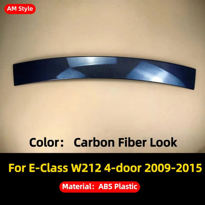 For Mercedes-Benz E Class W212 4 door 2009-2015 Rear Roof Spoiler Wing Spoiler Tail Deflector Airfoil Tuning Accessories Trim