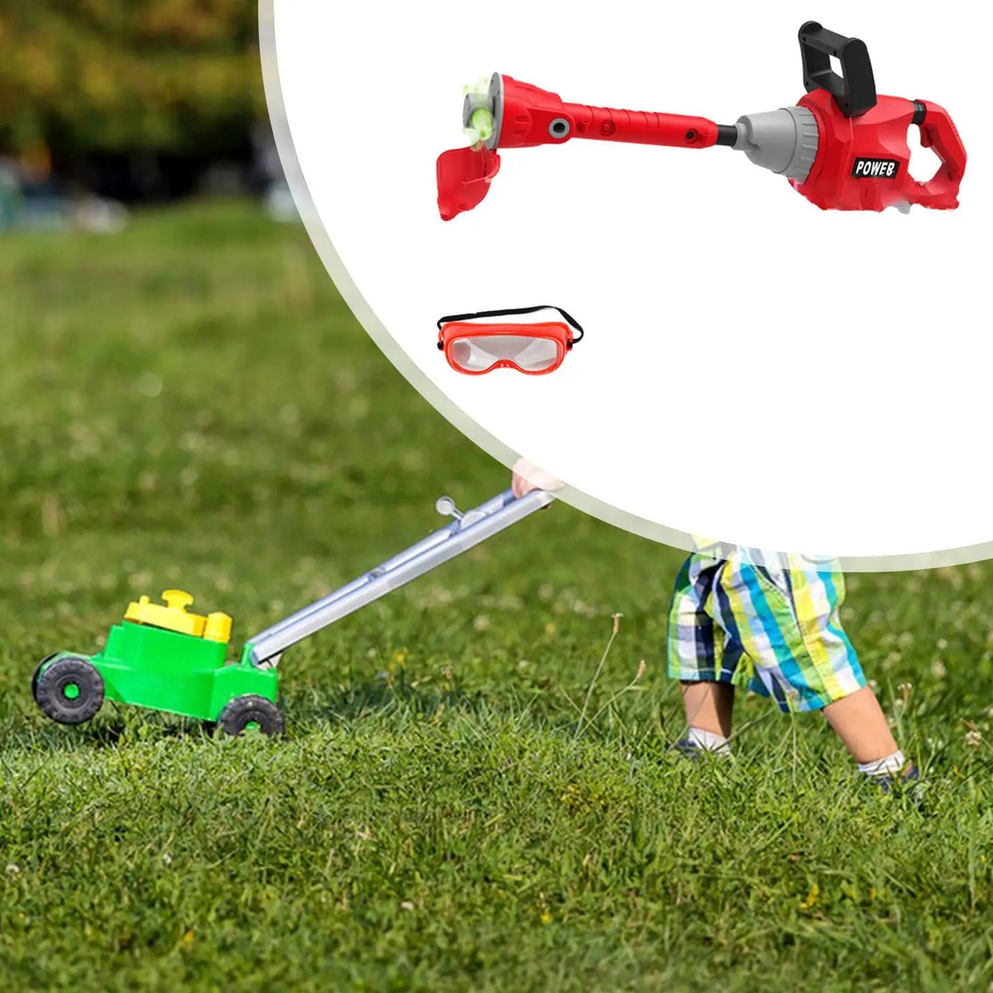 Toy Tool Grass Trimmer for Boys Girls Age 3-5+ Kids 2 3 4 5 6 Boys and Girls