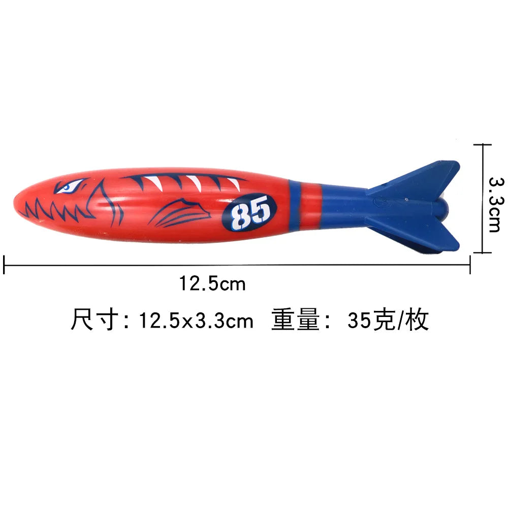 Summer Swimming Diving Toys Set Pool Swim Ring Water Sports Play Game Diving Stick Underwater Accessories Grabbing Toys for Kid