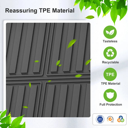 for Ssangyong Torres EVX 2023-2026 Car Cargo Liner Trunk Pad TPE 3D All Weather Waterproof Car Accessories Black