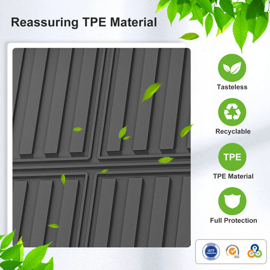for Ssangyong Torres EVX 2023-2026 Car Cargo Liner Trunk Pad TPE 3D All Weather Waterproof Car Accessories Black